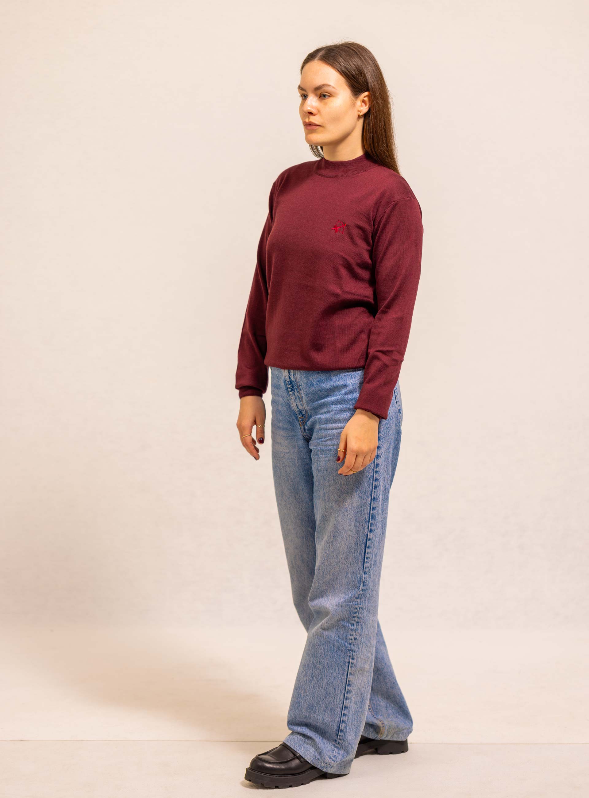 Lana Merino Turtleneck Pullover